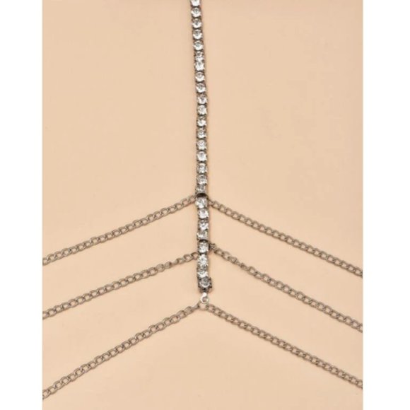 Leg Chain - Rhinestone - Picture 3 of 3